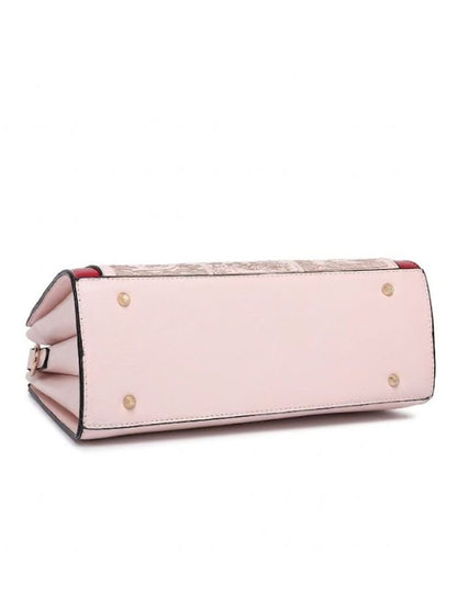 Premium Pink Women Handbag with Adjustable Sling Strap