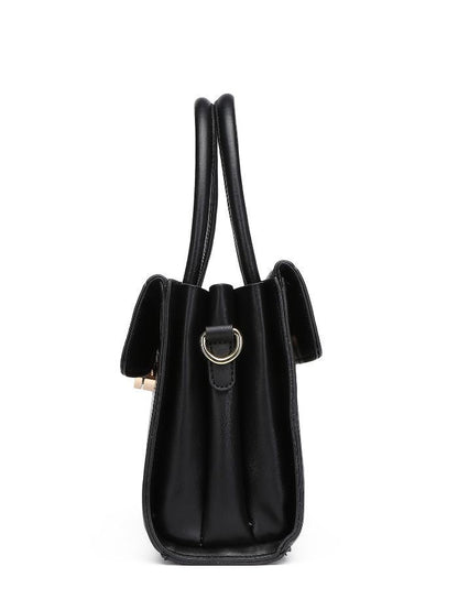 Premium Black Women Handbag with Adjustable Sling Strap