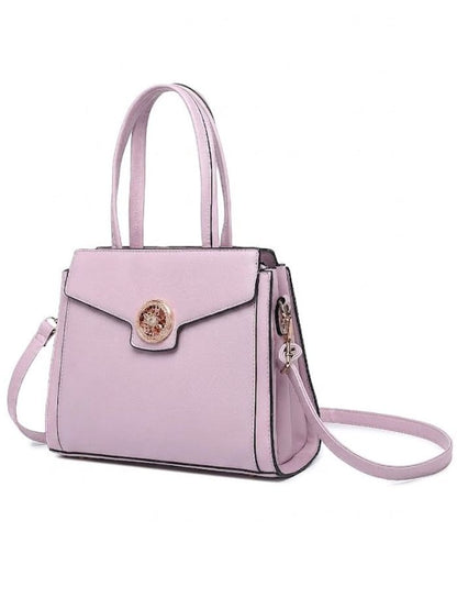 Premium Purple Women Handbag with Adjustable Sling Strap